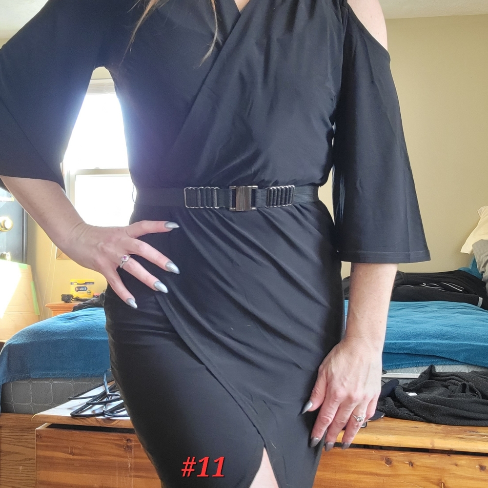 Cold Shoulder Cocktail Dress